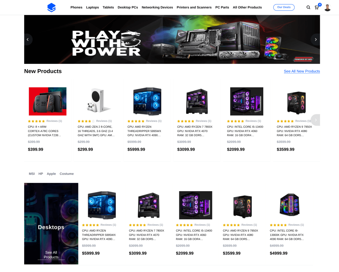 Tech Store preview